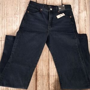 Women's Dark Wash High Rise Flare Jeans